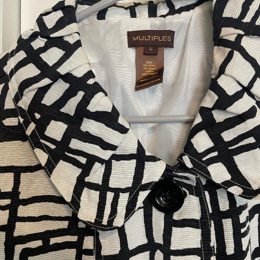 Multiples Cropped Blazer - image 3